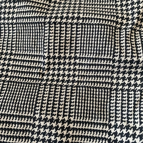 THE LIMITED Women's Exact Stretch Pants Ankle Glen/ Houndstooth Black Ivory - Picture 4 of 15